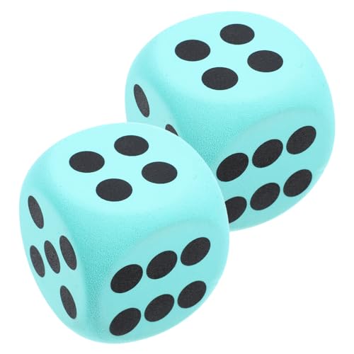 YARNOW 2 Stück Große Eva Würfel Lernspielzeug für Partyspiel Requisiten Runde Kanten Leicht und Sicher für Spieleabende und Kreative Lernaktivitäten YARNOW 2 Stück Große Eva Würfel Lernspielzeug für Partyspiel Requisiten Runde Kanten Leicht und Sicher für Spieleabende und Kreative Lernaktivitäten von YARNOW