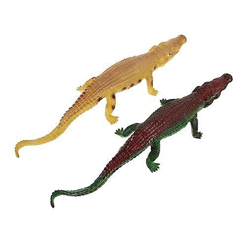YARNOW 2 Stück Großes Soft Alligator mit Geräuschfunktion Realistische Nachahmungsspielzeuge für Badewanne und Lernspielzeug YARNOW 2 Stück Großes Soft Alligator mit Geräuschfunktion Realistische Nachahmungsspielzeuge für Badewanne und Lernspielzeug von YARNOW