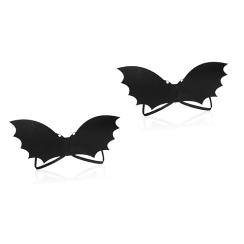 YARNOW 2 Stück Halloween Fledermausflügel Kostümaccessoire mit Verstellbarem Gurt für Jungen Mädchen Schwarzes Halloween Party und Karnevalsdekoration Cosplay Requisite für Tier und YARNOW 2 Stück Halloween Fledermausflügel Kostümaccessoire mit Verstellbarem Gurt für Jungen Mädchen Schwarzes Halloween Party und Karnevalsdekoration Cosplay Requisite für Tier und von YARNOW