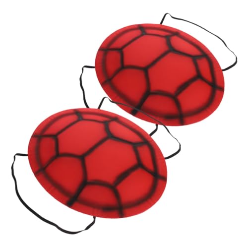 YARNOW 2 Stück Halloween-Kostüm-Requisiten Requisiten aus Schildkrötenpanzern Schildkröten-Outfit Schildkröte-Cosplay-Kostüm Eva rot von YARNOW