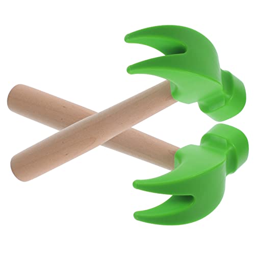 YARNOW 2 Stück Hammer Realistische Holzgriff Simulation Sicherer Kunststoff Fördert Koordination und Geschicklichkeit Bunte Hämmer für Jungen und Mädchen Langlebig und Kindgerecht YARNOW 2 Stück Hammer Realistische Holzgriff Simulation Sicherer Kunststoff Fördert Koordination und Geschicklichkeit Bunte Hämmer für Jungen und Mädchen Langlebig und Kindgerecht von YARNOW