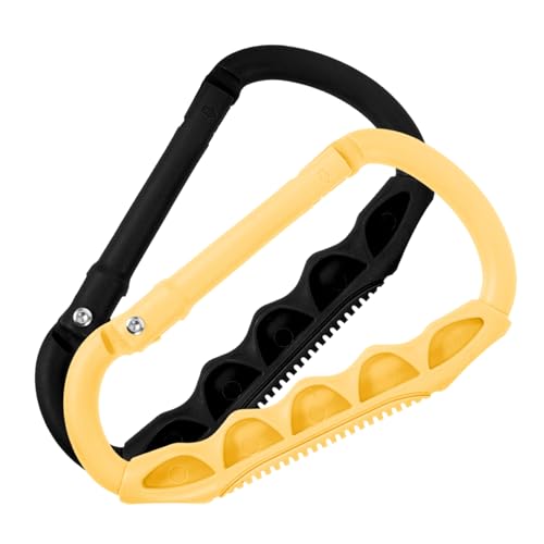 YARNOW 2 Stück Handhaken für Skischuhe Tragegriff für Skischuhe Skischuh-Clip Skischuh-Schnallen ich Skischuhe, Schlittschuhe Schnee Schlittschuhträger Schlittschuhe mit Schnalle Plastik von YARNOW