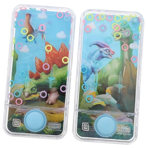 YARNOW 2 Stück Handheld Wasser Ring Retro Wasserspiele für Sicher und Leicht Fördert Hand Augen Koordination und Konzentration für Drinnen und Draußen von YARNOW