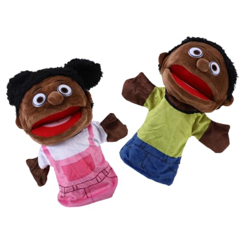 YARNOW 2 Stück Handpuppen Plüsch Cartoon Familie Figuren für Interaktives Rollenspiel für Erwachsene Fördert Kreativität und Sprachentwicklung YARNOW 2 Stück Handpuppen Plüsch Cartoon Familie Figuren für Interaktives Rollenspiel für Erwachsene Fördert Kreativität und Sprachentwicklung von YARNOW