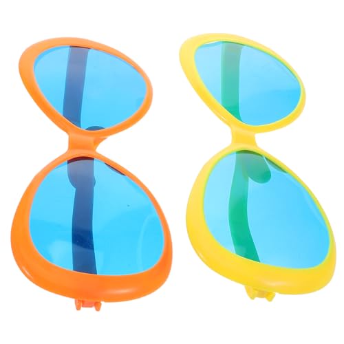 YARNOW 2 Stück Hawaiianische Brille Partyzubehör Sonnenbrillen Neuartige Partybrille Party- Aus Kunststoff Gläser Für Die Party Lustige Kostüm- Plastik YARNOW 2 Stück Hawaiianische Brille Partyzubehör Sonnenbrillen Neuartige Partybrille Party- Aus Kunststoff Gläser Für Die Party Lustige Kostüm- Plastik von YARNOW