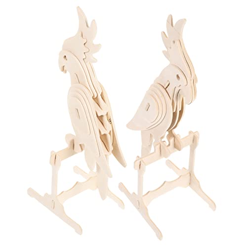 YARNOW 2 Stück Holz Puzzle Interaktives Tierpuzzle für DIY Holztiere Modell als Dekoration für Zuhause Büro und Mehr YARNOW 2 Stück Holz Puzzle Interaktives Tierpuzzle für DIY Holztiere Modell als Dekoration für Zuhause Büro und Mehr von YARNOW