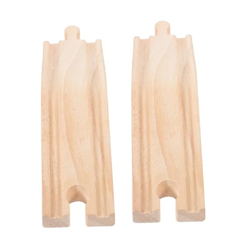 YARNOW 2 Stück Holzschienen für Zubehör für Holzeisenbahn mit Steigungen Fördert Kreativität und Logisches für Kleinkinder aus Stabilem Holz Gefertigt YARNOW 2 Stück Holzschienen für Zubehör für Holzeisenbahn mit Steigungen Fördert Kreativität und Logisches für Kleinkinder aus Stabilem Holz Gefertigt von YARNOW