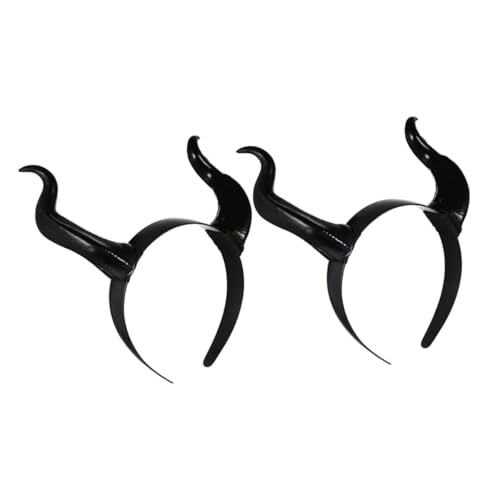YARNOW 2 Stück Horn Haarreif Halloween Kopfschmuck Lustiges Kostümzubehör für Erwachsene für Halloween Feiern Karneval und Cosplay Events YARNOW 2 Stück Horn Haarreif Halloween Kopfschmuck Lustiges Kostümzubehör für Erwachsene für Halloween Feiern Karneval und Cosplay Events von YARNOW