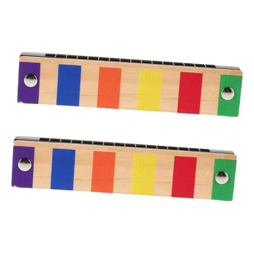 YARNOW 2 Stück Kinderharmonika Aus Holz Gunst Der Geburtstagsfeier Kinderinstrumente Mundharmonika Für Musikinstrumente Für Kleinkinder Musikinstrumente Holzmundonika Metall YARNOW 2 Stück Kinderharmonika Aus Holz Gunst Der Geburtstagsfeier Kinderinstrumente Mundharmonika Für Musikinstrumente Für Kleinkinder Musikinstrumente Holzmundonika Metall von YARNOW
