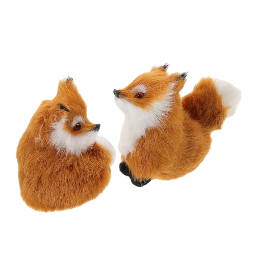 YARNOW 2 Stück Kleine Fuchsverzierung Kuscheltiere Aus Dem Wald Simulation Plüschtiere Plüschtier Fuchs Fox Plüsch Simulationstiere Tierverzierungen Kunstfell Light Brown YARNOW 2 Stück Kleine Fuchsverzierung Kuscheltiere Aus Dem Wald Simulation Plüschtiere Plüschtier Fuchs Fox Plüsch Simulationstiere Tierverzierungen Kunstfell Light Brown von YARNOW