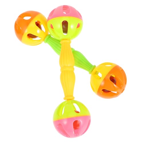 YARNOW 2 Stück Kunststoff Ring Hammer Rassel für Papageien Frühes Lerninstrument Sicheres Kauspielzeug für Haustiere Geeignet für Wellensittiche Zufälliger Stil YARNOW 2 Stück Kunststoff Ring Hammer Rassel für Papageien Frühes Lerninstrument Sicheres Kauspielzeug für Haustiere Geeignet für Wellensittiche Zufälliger Stil von YARNOW