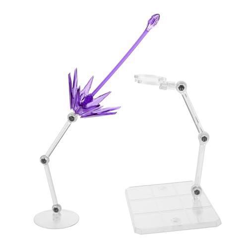 YARNOW 2 Stück Laserenergie-Ornamente Bjd-ständer Modell-aktionsbasis Charaktermodell Effekte Für Actionfiguren Actionfigur Steht Actionfiguren-Basis Plastik Violett YARNOW 2 Stück Laserenergie-Ornamente Bjd-ständer Modell-aktionsbasis Charaktermodell Effekte Für Actionfiguren Actionfigur Steht Actionfiguren-Basis Plastik Violett von YARNOW
