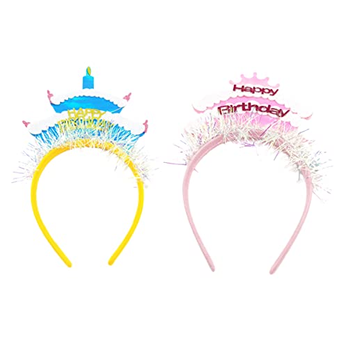 YARNOW 2 Stück Leuchtendes Haarband für Glowing Headband für Geburtstagsfeiern und Partys Fotorequisite für Unvergessliche von YARNOW