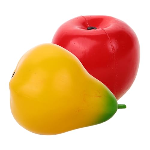 YARNOW 2 Stück Maracas Schlaginstrumente Früchte Form Musikalisches für Frühförderung und Kreative Spielzeiten YARNOW 2 Stück Maracas Schlaginstrumente Früchte Form Musikalisches für Frühförderung und Kreative Spielzeiten von YARNOW