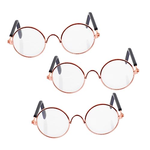 YARNOW 2 Stück Mini-Brille schnapsgläser kleine runde Sonnenbrille Miniatur-Zubehör Brille Bastelbrille Mini-Figuren-Gläser Kreisbrille Kunststoff Transparent YARNOW 2 Stück Mini-Brille schnapsgläser kleine runde Sonnenbrille Miniatur-Zubehör Brille Bastelbrille Mini-Figuren-Gläser Kreisbrille Kunststoff Transparent von YARNOW