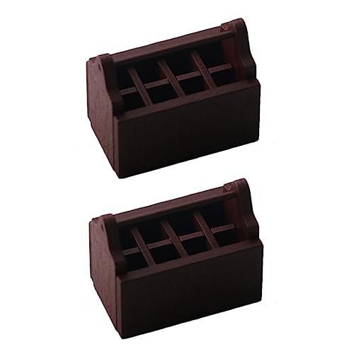 YARNOW 2 Stück Mini -Kaffeewerkzeugkiste Mini-Zubehör Bauernmöbel Mini -Toolbox werkzeugkoffer Mini- - Mini-Toolbox-Modell Möbel-Miniatur-Accessoire Holz Coffee YARNOW 2 Stück Mini -Kaffeewerkzeugkiste Mini-Zubehör Bauernmöbel Mini -Toolbox werkzeugkoffer Mini- - Mini-Toolbox-Modell Möbel-Miniatur-Accessoire Holz Coffee von YARNOW
