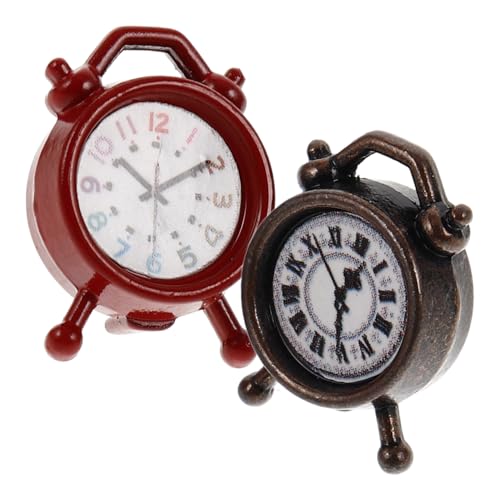 YARNOW 2 Stück Mini-Puppenhausmöbel Puppenhauszubehör Mini-Handwerk Miniaturfiguren Mini-Zubehör für Puppen puppenhaus Wohnzimmer möbel Mini-Sachen winziges Zeug Legierung von YARNOW