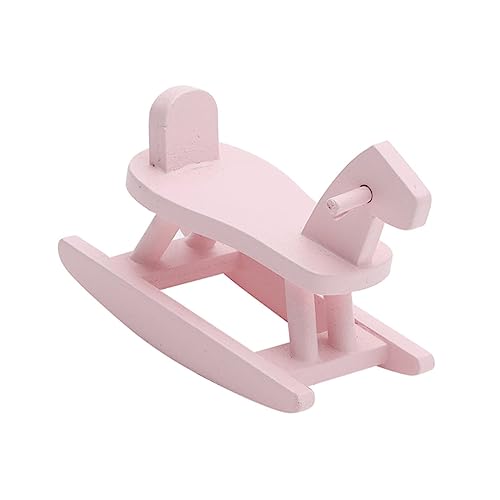 YARNOW 2 Stück Mini Schaukelpferd Modell Holz Miniatur Dekoration für Mikrolandschaft als Foto für Puppenhäuser und Kreative Szenen YARNOW 2 Stück Mini Schaukelpferd Modell Holz Miniatur Dekoration für Mikrolandschaft als Foto für Puppenhäuser und Kreative Szenen von YARNOW