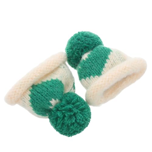 YARNOW 2 Stück Mini-Strickmütze Puppenhutzubehör kleine Strickmützen gestrickte Puppenmützen Urlaub Flasche kleine Bastelhüte winzig Weihnachten Ornament Stricken YARNOW 2 Stück Mini-Strickmütze Puppenhutzubehör kleine Strickmützen gestrickte Puppenmützen Urlaub Flasche kleine Bastelhüte winzig Weihnachten Ornament Stricken von YARNOW