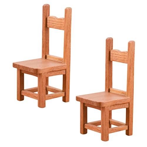 YARNOW 2 Stück Mini-Stuhl Miniatur Kinderstuhl Stuhlverzierung Puppenstubenmöbel Klein Mini-stühle Möbelmodell Puppenstubenstühle Möbelverzierung Mini Möbel Hölzern Brown YARNOW 2 Stück Mini-Stuhl Miniatur Kinderstuhl Stuhlverzierung Puppenstubenmöbel Klein Mini-stühle Möbelmodell Puppenstubenstühle Möbelverzierung Mini Möbel Hölzern Brown von YARNOW