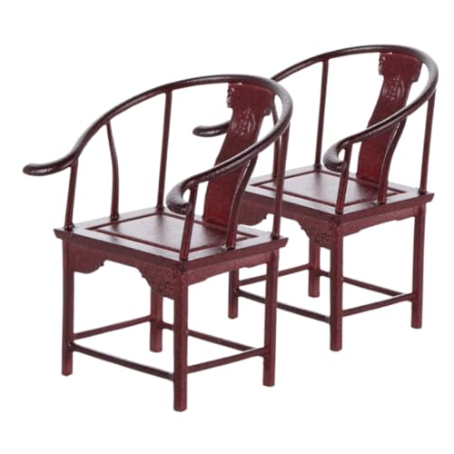 YARNOW 2 Stück Mini-stuhlmodell Mini-möbelverzierung Winzige Möbel Esstisch Stühle Miniaturstühle Zum Basteln Vintage Puppenhausmöbel Mini-terrassenstuhl Winziger Stuhl Dark Brown Abs YARNOW 2 Stück Mini-stuhlmodell Mini-möbelverzierung Winzige Möbel Esstisch Stühle Miniaturstühle Zum Basteln Vintage Puppenhausmöbel Mini-terrassenstuhl Winziger Stuhl Dark Brown Abs von YARNOW