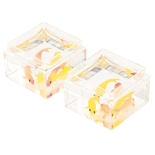 YARNOW 2 Stück Mini - -tankmodell Fischglas DIY Aquarium Klein Mini-fischschalen Winzige Fischschalen Dollhouse Fish Bowl Harz YARNOW 2 Stück Mini - -tankmodell Fischglas DIY Aquarium Klein Mini-fischschalen Winzige Fischschalen Dollhouse Fish Bowl Harz von YARNOW