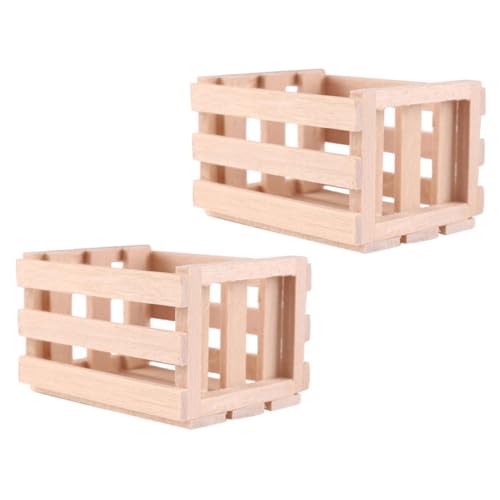 YARNOW 2 Stück Miniatur Holzrahmen Aufbewahrungskorb Teilig Langlebig und Formstabil Leichtes Design Geeignet als Puppenhaus Dekoration Fotorequisite und Sammler Accessoire für YARNOW 2 Stück Miniatur Holzrahmen Aufbewahrungskorb Teilig Langlebig und Formstabil Leichtes Design Geeignet als Puppenhaus Dekoration Fotorequisite und Sammler Accessoire für von YARNOW