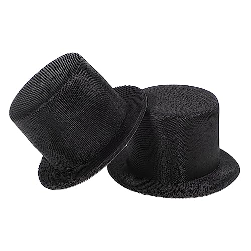 YARNOW 2 Stück Miniaturhüte Kleine Schwarze Schneemann Hüte aus Robustem für Puppen Diy Bastelprojekte Weihnachtsdekoration Vielseitig für Miniaturen und Handwerkskunst YARNOW 2 Stück Miniaturhüte Kleine Schwarze Schneemann Hüte aus Robustem für Puppen Diy Bastelprojekte Weihnachtsdekoration Vielseitig für Miniaturen und Handwerkskunst von YARNOW