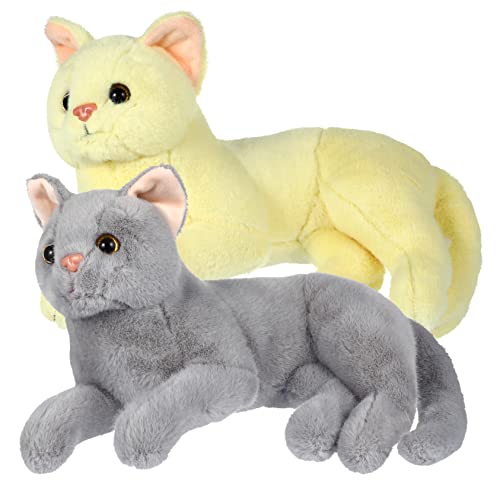 YARNOW 2 Stück Plüschtier Katzenplüschspielzeug Für Spielzeugkatze Realistische Katze Ausgestopfte Katzen, Die Echt Aussehen Katze Ausgestopfte Tiere Pp Baumwolle YARNOW 2 Stück Plüschtier Katzenplüschspielzeug Für Spielzeugkatze Realistische Katze Ausgestopfte Katzen, Die Echt Aussehen Katze Ausgestopfte Tiere Pp Baumwolle von YARNOW