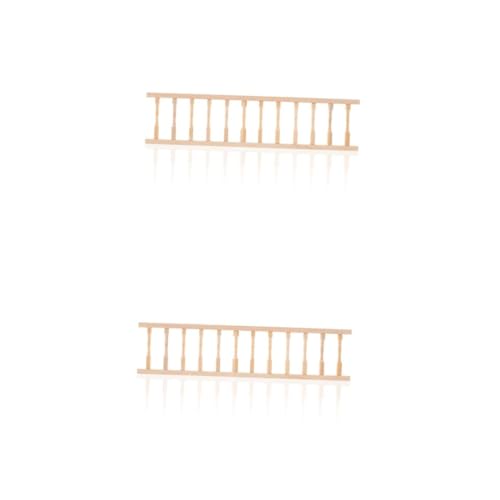 YARNOW 2 Stück Puppenhaus Holzgeländer Treppengeländer DIY Zubehör für Puppenhaus Dekoration Handgefertigtes Stabiles Holzgeländer für Mini Häuser Vielseitiges Zubehör YARNOW 2 Stück Puppenhaus Holzgeländer Treppengeländer DIY Zubehör für Puppenhaus Dekoration Handgefertigtes Stabiles Holzgeländer für Mini Häuser Vielseitiges Zubehör von YARNOW
