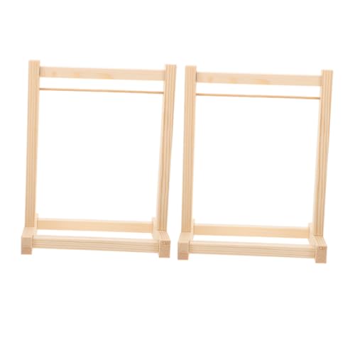 YARNOW 2 Stück Puppenhaus Wäscheständer Puppenkleidung Aufbewahrung Organizer für Puppenkleider Miniatur-Puppenhauszubehör Kleiderständer für Puppen Holz Khaki YARNOW 2 Stück Puppenhaus Wäscheständer Puppenkleidung Aufbewahrung Organizer für Puppenkleider Miniatur-Puppenhauszubehör Kleiderständer für Puppen Holz Khaki von YARNOW