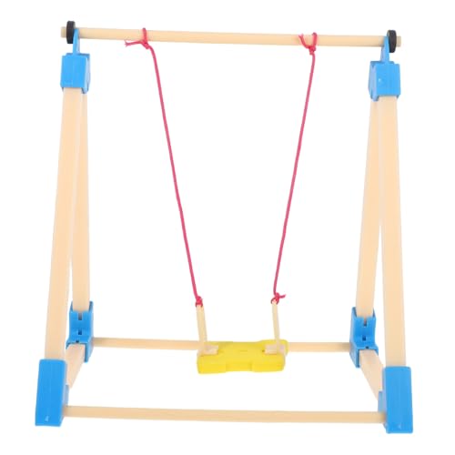 YARNOW 2 Stück Puppenhausschaukel Mini Puppenhausmöbel Mini Puppenhauszubehör Miniaturstühle Für Puppenhaus Hausschaukel Requisite Puppenhaus Spielplatzzubehör von YARNOW