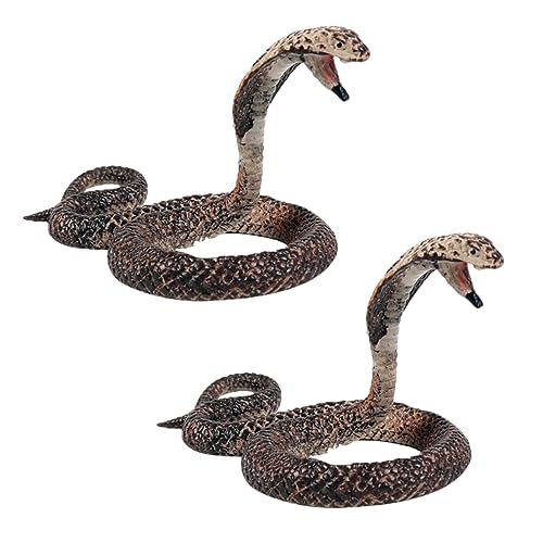 YARNOW 2 Stück Realistische Schlangen Modellspielzeug Plastische Lebensechte Schlangen Figuren für Halloween Partys und Rollenspiele Sicheres Deko YARNOW 2 Stück Realistische Schlangen Modellspielzeug Plastische Lebensechte Schlangen Figuren für Halloween Partys und Rollenspiele Sicheres Deko von YARNOW