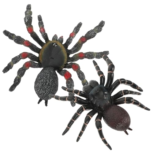 YARNOW 2 Stück Realistische Spinnen Teiliges Set Modell Gruselig Halloween Trick Party Deko und Streich für Jungen Mädchen Kreative Lernspielzeug YARNOW 2 Stück Realistische Spinnen Teiliges Set Modell Gruselig Halloween Trick Party Deko und Streich für Jungen Mädchen Kreative Lernspielzeug von YARNOW