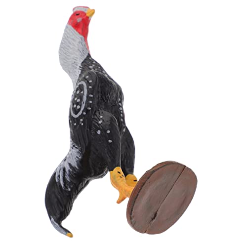 YARNOW 2 Stück Realistisches Gamecock Kunststoffmodell Pädagogisches Kinderspielzeug zur Frühförderung Detailreiches Kinderaccessoire für Kreativität und Fantasieentwicklung Dekoratives von YARNOW