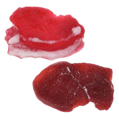YARNOW 2 Stück Realistisches Modell Aus Künstlichem Frischem Schweine- Und Rindfleisch – Lebensechte Lebensmittel-Requisiten Für Küchendekoration, Partys Und Marktpräsentationen, YARNOW 2 Stück Realistisches Modell Aus Künstlichem Frischem Schweine- Und Rindfleisch – Lebensechte Lebensmittel-Requisiten Für Küchendekoration, Partys Und Marktpräsentationen, von YARNOW