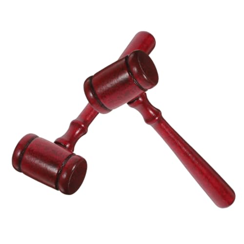 YARNOW 2 Stück Richterhammer Aus Holz Richter Hammer Auktionshammer Richter Auktion Hammer Gerichtshammer Dame Anwaltshammer Mini Und Gefälscht Holzhammer Lotusbaum Rot YARNOW 2 Stück Richterhammer Aus Holz Richter Hammer Auktionshammer Richter Auktion Hammer Gerichtshammer Dame Anwaltshammer Mini Und Gefälscht Holzhammer Lotusbaum Rot von YARNOW