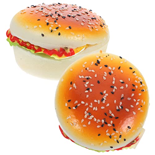 YARNOW 2 Stück Simuliertes Hamburger-Modell gefälschtes Hamburger-Modell Hamburger-Requisite Simulation Hamburger gefälschte Burger-Requisite Party-Essen-Requisiten künstlicher Burger Pu YARNOW 2 Stück Simuliertes Hamburger-Modell gefälschtes Hamburger-Modell Hamburger-Requisite Simulation Hamburger gefälschte Burger-Requisite Party-Essen-Requisiten künstlicher Burger Pu von YARNOW