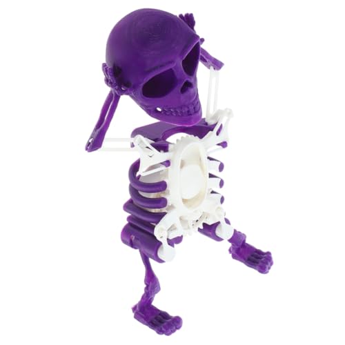 YARNOW 2 Stück Skelett Stressspielzeug Gedrucktes Fidget für Flexibles Leichtes und Haltbares für Drinnen und Draußen Sensory Toy für Stressabbau von YARNOW