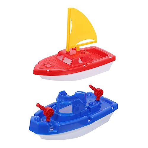 YARNOW 2 Stück Spielzeugset für den Strand Badeboot -Schnellboot aus Kunststoff für Segelboote Boot für Strandboot Plastik von YARNOW