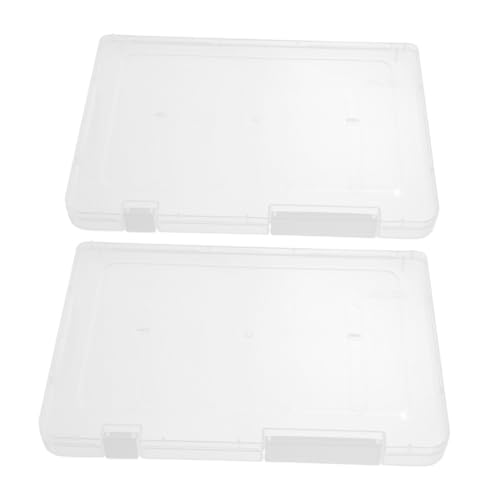YARNOW 2 Stück Stapelbare Aufbewahrungsboxen aus Kunststoff für Puzzles Schmuck und Bastelmaterialien Praktische Transparente Organizer mit Deckel für Kleinteile und Bastelbedarf YARNOW 2 Stück Stapelbare Aufbewahrungsboxen aus Kunststoff für Puzzles Schmuck und Bastelmaterialien Praktische Transparente Organizer mit Deckel für Kleinteile und Bastelbedarf von YARNOW
