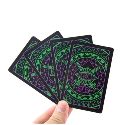 YARNOW 2 Stück Tarot Karten für Wahrsagung und Kartenspiele Tragbares Brettspiel für Jungen und Zufällige Verpackungsfarbe Vielseitig Einsetzbar für Familie und Freunde YARNOW 2 Stück Tarot Karten für Wahrsagung und Kartenspiele Tragbares Brettspiel für Jungen und Zufällige Verpackungsfarbe Vielseitig Einsetzbar für Familie und Freunde von YARNOW