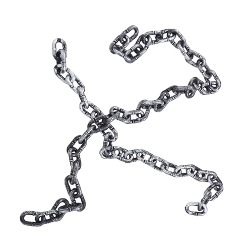 YARNOW 2 Stück Teiliges Halloween Ketten Realistisch Gestaltete Dekoketten Leichte und Komfortable Spuk Dekoration für Piratenkostüme Gefängnis Themen und Gruselige Halloween Partys von YARNOW