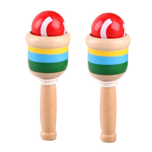 YARNOW 2 Stück Teiliges Holzspielzeug Geschicklichkeitsspiel für Lernspielzeug zur Hand Auge Koordination Fangbälle Pädagogisches Balance für Jungen und Mädchen Zufällige Zufällige Farbe YARNOW 2 Stück Teiliges Holzspielzeug Geschicklichkeitsspiel für Lernspielzeug zur Hand Auge Koordination Fangbälle Pädagogisches Balance für Jungen und Mädchen Zufällige Zufällige Farbe von YARNOW