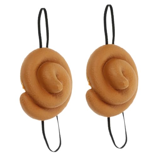 YARNOW 2 Stück Teiliges Lustiges Poop Headgear Realistische Nachbildung Wiederverwendbarer Leichter Performance Hut für Halloween Partys Cosplay Geeignet für Erwachsene von YARNOW