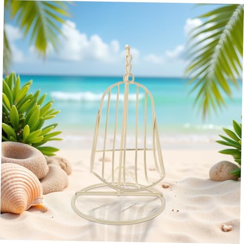 YARNOW 2 Stück Teiliges Miniatur Puppenhaus Hängesessel Metall Mini Schaukelstuhl für Wohnzimmer Dekoration DIY Szene Requisiten Robuste Eisenkonstruktion YARNOW 2 Stück Teiliges Miniatur Puppenhaus Hängesessel Metall Mini Schaukelstuhl für Wohnzimmer Dekoration DIY Szene Requisiten Robuste Eisenkonstruktion von YARNOW