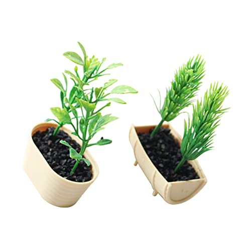YARNOW 2 Stück Teiliges Puppenhaus Zubehör Miniatur Topfpflanzen Bonsai Dekoration für Puppenhaus Realistische und Pflegeleichte Pflanzenmodelle für Kreative Innenräume YARNOW 2 Stück Teiliges Puppenhaus Zubehör Miniatur Topfpflanzen Bonsai Dekoration für Puppenhaus Realistische und Pflegeleichte Pflanzenmodelle für Kreative Innenräume von YARNOW