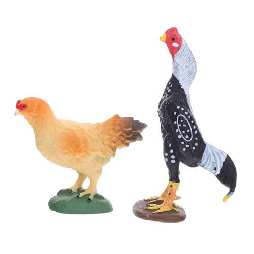 YARNOW 2 Stück Teiliges Realistische Bauernhoftiere Figuren Huhn und Hahn Bauernhof Modellspielzeug für Lernspielzeug Kreatives Rollenspiel Garten Dekoration YARNOW 2 Stück Teiliges Realistische Bauernhoftiere Figuren Huhn und Hahn Bauernhof Modellspielzeug für Lernspielzeug Kreatives Rollenspiel Garten Dekoration von YARNOW