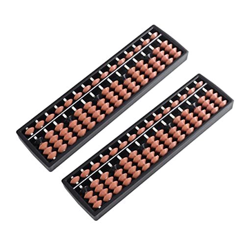 YARNOW 2 Stück Tragbare Abakusse Bildungswerkzeug für Simulation Abacus Rechenfähigkeiten und Intelligenz für Schüler und Vorschulkinder von YARNOW