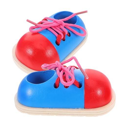 YARNOW 2 Stück Übung zum Schuhebinden für Übung zum Schnüren von Schuhen Binde Deine Schuhe Spiel Übungsbrett zum Schnürsenkelbinden Schnürbrett hölzern YARNOW 2 Stück Übung zum Schuhebinden für Übung zum Schnüren von Schuhen Binde Deine Schuhe Spiel Übungsbrett zum Schnürsenkelbinden Schnürbrett hölzern von YARNOW